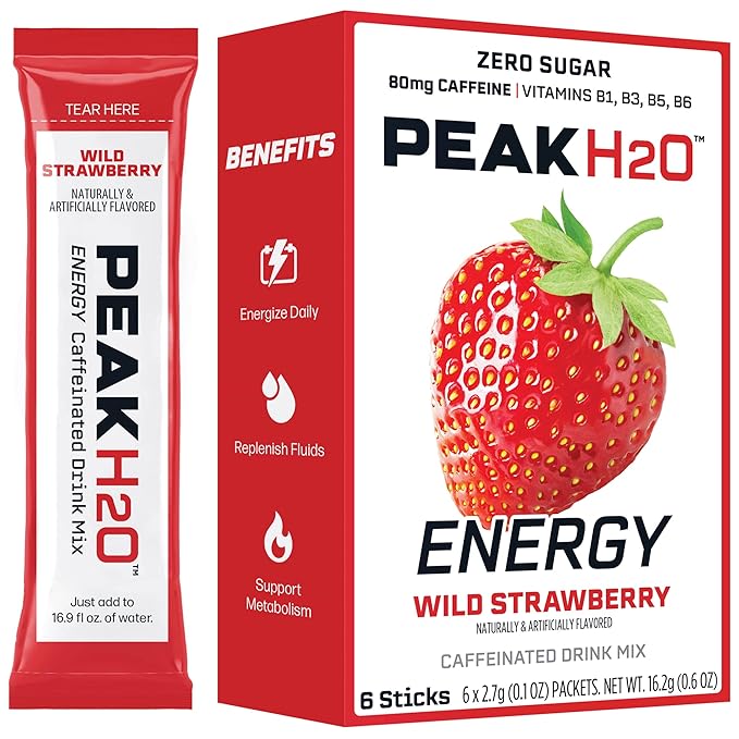 Zero Sugar Peak Hydration Energy Singles